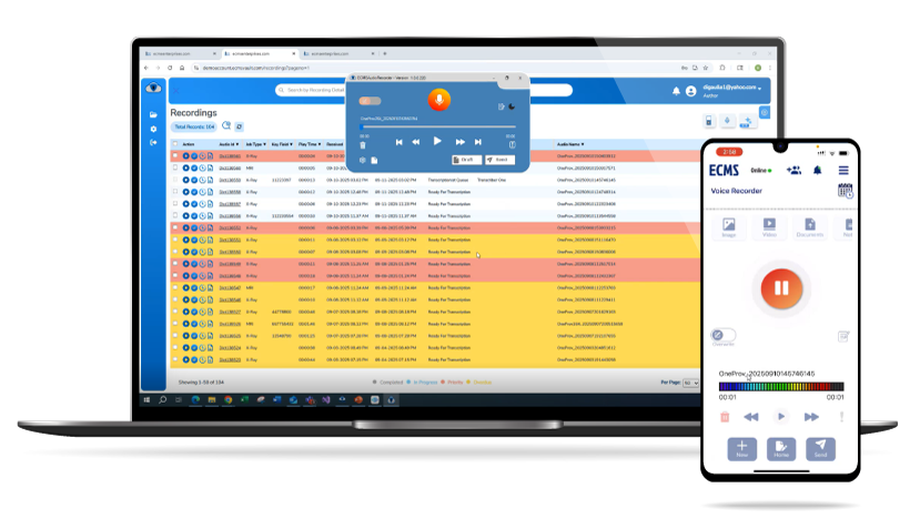 ECMS Desktop & Mobile Apps