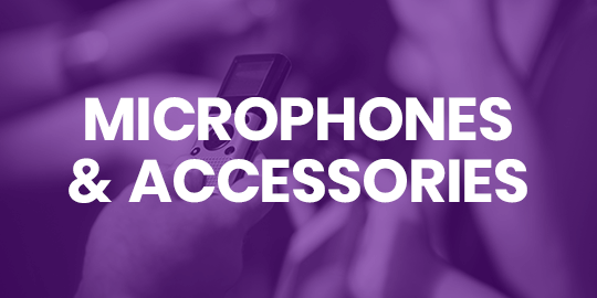 Learn more about Microphones and Accessories